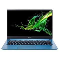 Ноутбук Acer Swift 3 (SF314-57G) (Intel Core i7 1065G7 1300MHz/14"/1920x1080/16GB/1024GB SSD/DVD нет/NVIDIA GeForce MX350 2GB/Wi-Fi/Bluetooth/Linux) NX.HUFER.001 синий