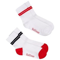 Носки Gulliver Baby комплект 2 пары размер 18-20, белый