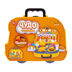 Набор продуктов с посудой ABtoys Пикник PT-01265 оранжевый