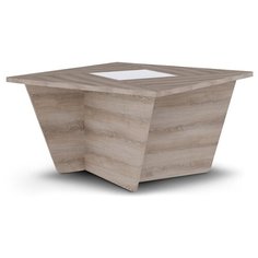 Столик СБК Атлас, ДхШ: 80 х 80 см, дуб сонома темный