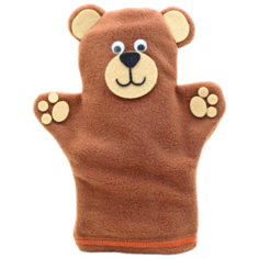 SmileDecor Кукла на руку Мишка (Ф017) коричневый