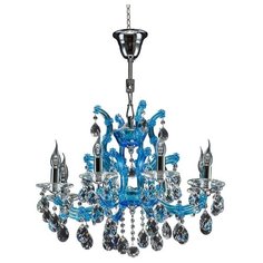 Люстра Osgona Champa Blu 698085, E14, 480 Вт