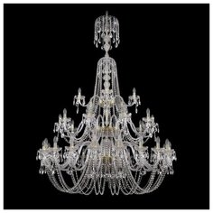 Люстра Bohemia Ivele Crystal 1402 1402/20+10+5/530/XL-206/3d/G, E14, 1400 Вт