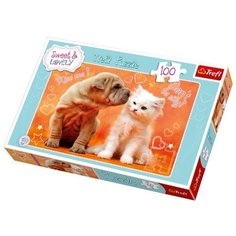 Пазл Trefl Sweet & Lovely - Поцелуй (16264), 100 дет.