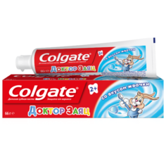 Зубная паста Colgate Доктор Заяц со вкусом жвачки 2+, 50 мл
