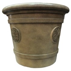 Горшок ТЕК.А.ТЕК Medallion Е81 светлый терракотовый