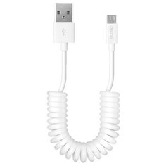 Кабель Deppa USB - microUSB (72122/72123) 1.5 м белый