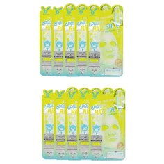 Elizavecca Успокаивающая тканевая маска с экстрактом чайного дерева Tea Tree Deep Power Ringer Mask Pack, 23 мл, 10 шт.