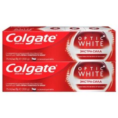 Зубная паста Colgate Optic White Экстра сила отбеливающая, 75 мл