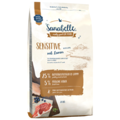 Корм для кошек Sanabelle при чувствительном пищеварении, с ягненком 2 кг