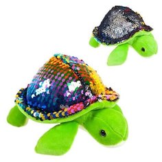 Мягкая игрушка ABtoys Черепаха с пайетками 8 см