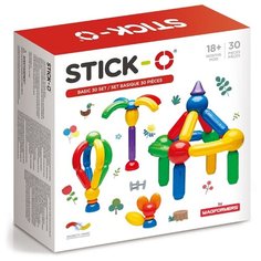 Магнитный конструктор Magformers Stick-O 901003 Basic 30 Set