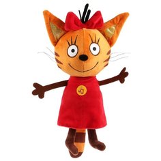 Мягкая игрушка Мульти-Пульти Три кота Карамелька с ложечкой 20 см