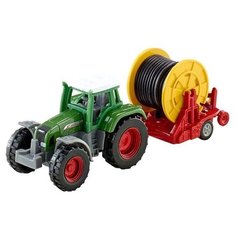 Трактор Siku с поливочной бобиной (1677) зеленый/красный/желтый
