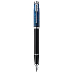 PARKER перьевая ручка IM Premium SE Blue origin, черный цвет чернил