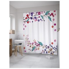 Штора для ванной JoyArty Гармония природы 180х200 (sc-9129) разноцветный