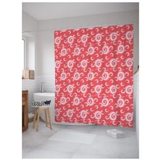 Штора для ванной JoyArty Ветренные формы 180х200 (sc-20470) разноцветный