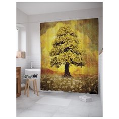 Штора для ванной JoyArty Многолетнее дерево 180х200 (sc-17231) разноцветный