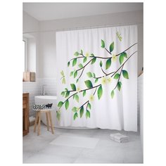 Штора для ванной JoyArty Ветка жизни 180х200 (sc-18327) разноцветный