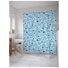 Штора для ванной JoyArty Птичий совет 180х200 (sc-30591) разноцветный