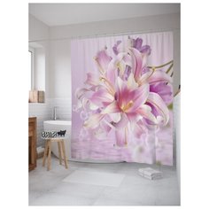 Штора для ванной JoyArty Утонченная элегантность 180х200 (sc-2638) разноцветный