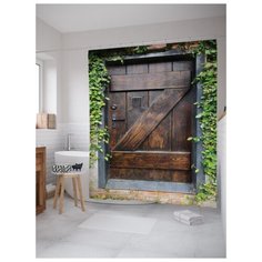 Штора для ванной JoyArty Дверь в секретное сообщество 180х200 (sc-16401) разноцветный