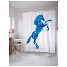 Штора для ванной JoyArty Магическая лошадь 180х200 (sc-16163) разноцветный
