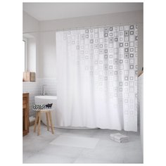 Штора для ванной JoyArty Появление квадратов 180х200 (sc-20865) разноцветный