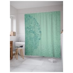 Штора для ванной JoyArty Узор Востока 180х200 (sc-33373) разноцветный