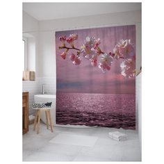 Штора для ванной JoyArty Морская арка 180х200 (sc-3461) разноцветный