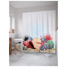 Штора для ванной JoyArty Ценная находка 180х200 (sc-14167) разноцветный