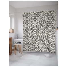 Штора для ванной JoyArty Фантазия с узорами 180х200 (sc-12075) разноцветный