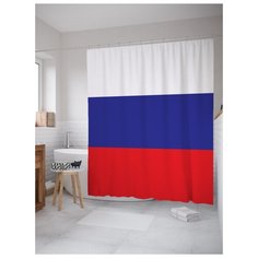 Штора для ванной JoyArty Флаг России 180х200 (sc-45931802) разноцветный