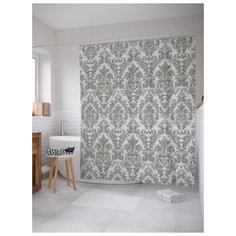 Штора для ванной JoyArty Узорное мышление 180х200 (sc-13207) разноцветный