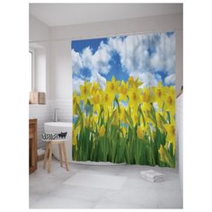 Штора для ванной JoyArty Небесная высь 180х200 (sc-14134) разноцветный