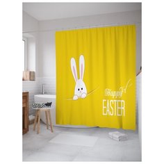 Штора для ванной JoyArty Пасхальный кролик 180х200 (sc-17404) разноцветный