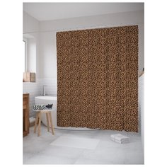 Штора для ванной JoyArty Пятна леопарда 180х200 (sc-55709) разноцветный