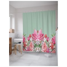 Штора для ванной JoyArty Цветочная композиция 180х200 (sc-27547V1) разноцветный