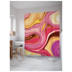 Штора для ванной JoyArty Палитра модницы 180х200 (sc-213173) разноцветный