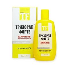 АКЛЕН шампунь против перхоти Тризорал Форте 2% 120 мл