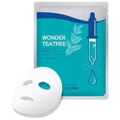 D’RAN тканевая маска Wonder Teatree чайное дерево, 25 г Dran