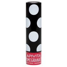 Apivita Бальзам для губ Гранат розовый