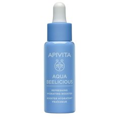 Apivita Aqua Beelicious Refreshing Hydrating Booster Увлажняющая освежающая сыворотка бустер для лица, 30 мл