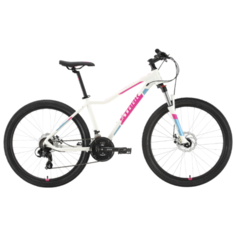 Горный (MTB) велосипед STARK Viva 26.2 D (2020) белый/розовый/голубой 18" (требует финальной сборки)