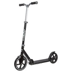 Городской самокат Novatrack Polis 230 Pro Rubber (2020) черный/серебристый