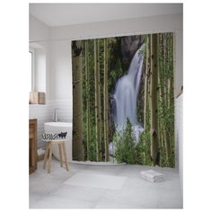 Штора для ванной JoyArty Таинственный лес 180х200 (sc-10122) разноцветный
