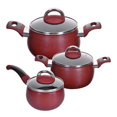 Набор посуды MAYER & BOCH 27789/27790/27791 6 пр. красный