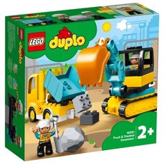 Конструктор LEGO DUPLO 10931 Грузовик и гусеничный экскаватор