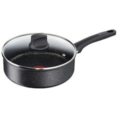 Сотейник Tefal Everest 24 см, с крышкой, черный
