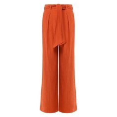 Брюки из смеси хлопка и шелка Gabriela Hearst